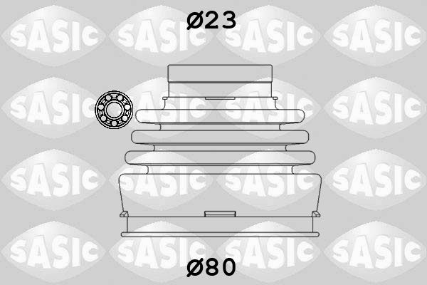 SASIC 9004630 Bellow Kit, drive shaft