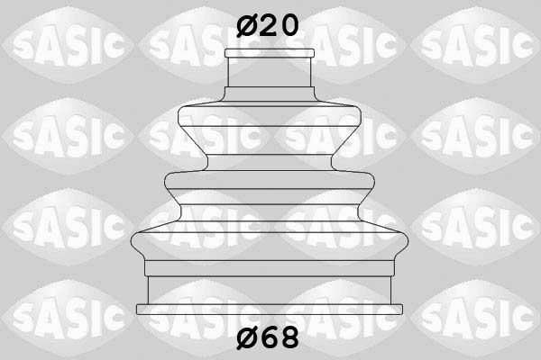 SASIC 9004687 Bellow Kit, drive shaft