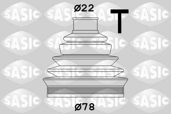 SASIC 9004722 Bellow Kit, drive shaft