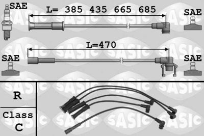 Ignition Cable Kit SASIC 9284007