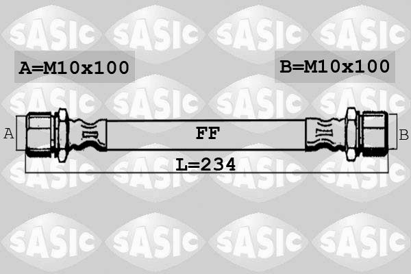 SASIC SBH6366 Brake Hose