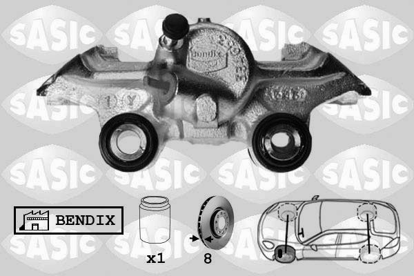 SASIC SCA4016 Brake Caliper