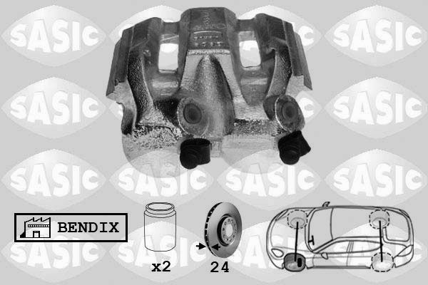 SASIC SCA4026 Brake Caliper
