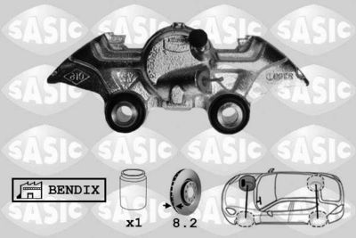 Brake Caliper SASIC SCA4035