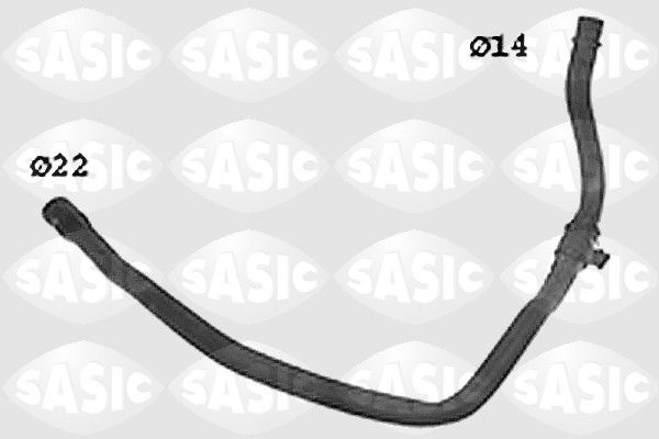 SASIC SWH0338 Radiator Hose