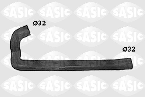 SASIC SWH0448 Radiator Hose