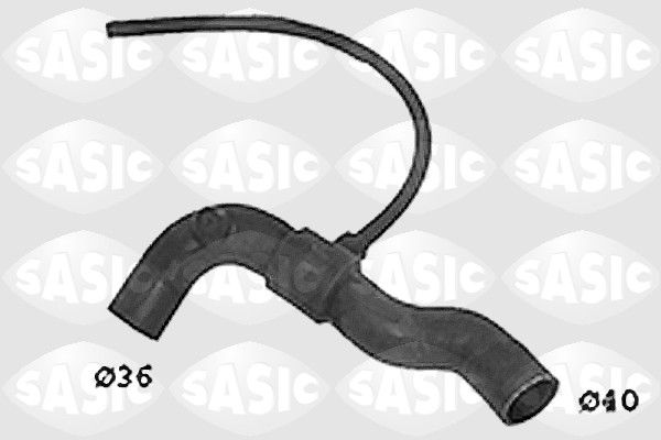 SASIC SWH4188 Radiator Hose