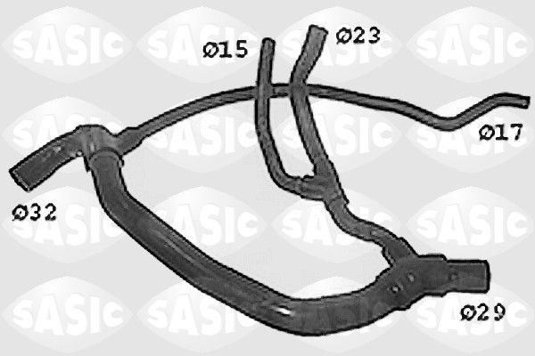 SASIC SWH4193 Radiator Hose