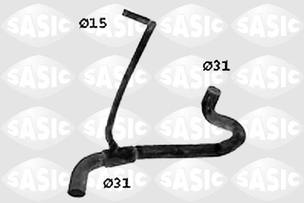 SASIC SWH4210 Radiator Hose