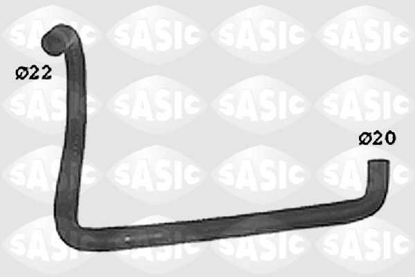 SASIC SWH4247 Radiator Hose