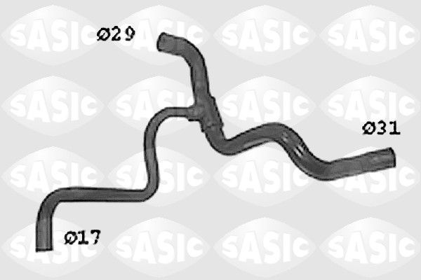 SASIC SWH4295 Radiator Hose