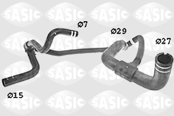 SASIC SWH6836 Radiator Hose