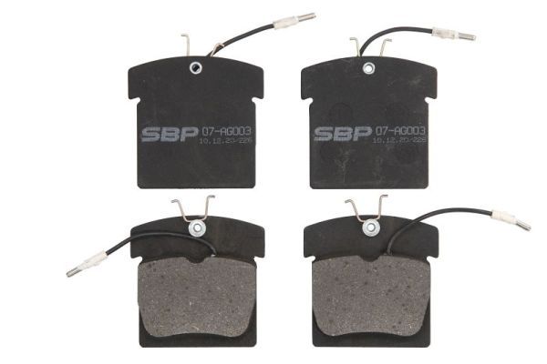 SBP 07-AG003 Brake Pad Set, disc brake