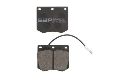 Brake Pad Set, disc brake SBP 07-AG004