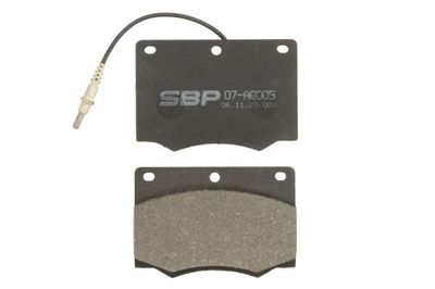 Brake Pad Set, disc brake SBP 07-AG005
