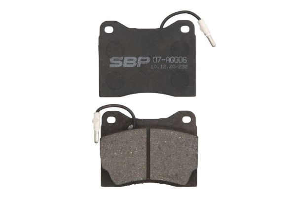 SBP 07-AG006 Brake Pad Set, disc brake