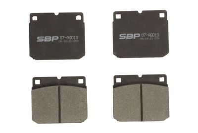 Brake Pad Set, disc brake SBP 07-AG010
