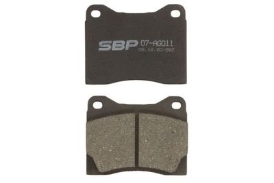 Brake Pad Set, disc brake SBP 07-AG011