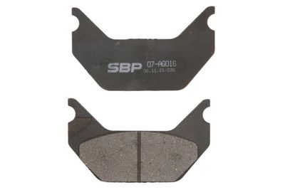Brake Pad Set, disc brake SBP 07-AG016