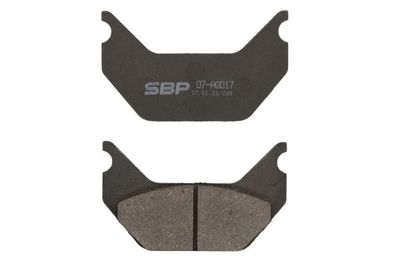 Brake Pad Set, disc brake SBP 07-AG017