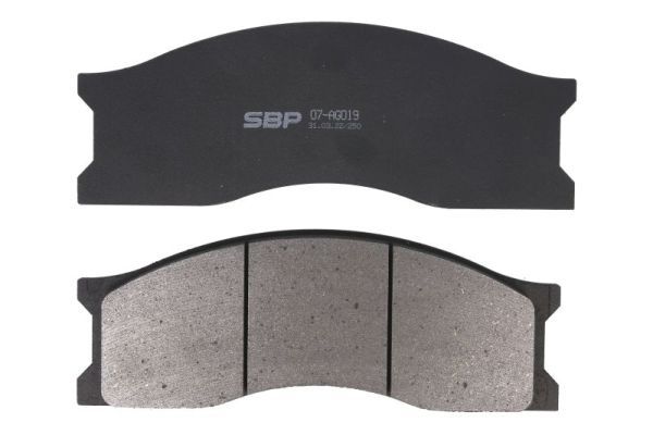 SBP 07-AG019 Brake Pad Set, disc brake