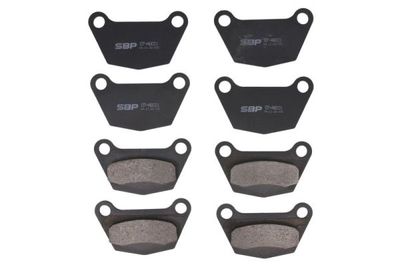 Brake Pad Set, disc brake SBP 07-AG021