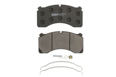 Brake Pad Set, disc brake SBP 07-AG023
