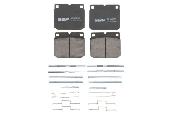 SBP 07-AG026 Brake Pad Set, disc brake