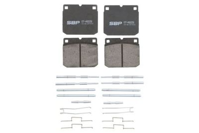 Brake Pad Set, disc brake SBP 07-AG026