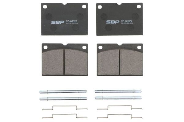 SBP 07-AG027 Brake Pad Set, disc brake