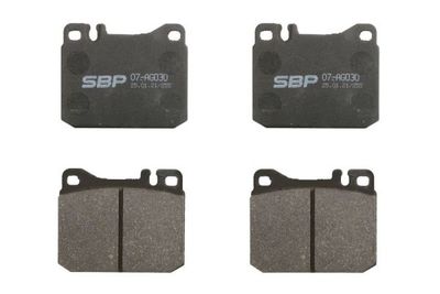 Brake Pad Set, disc brake SBP 07-AG030