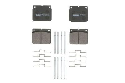 Brake Pad Set, disc brake SBP 07-AG031
