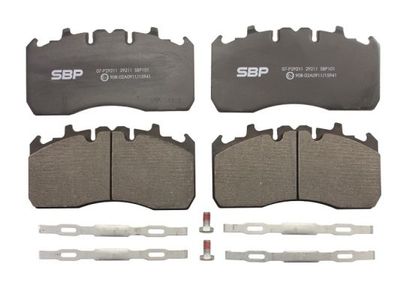 Brake Pad Set, disc brake SBP 07-P29211