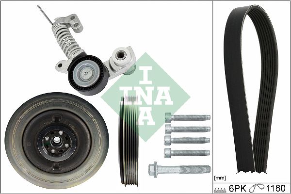 Schaeffler INA 529 0374 21 V-Ribbed Belt Set