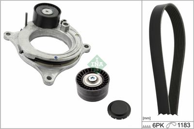 V-ribbed Belt Set Schaeffler INA 529 0595 10