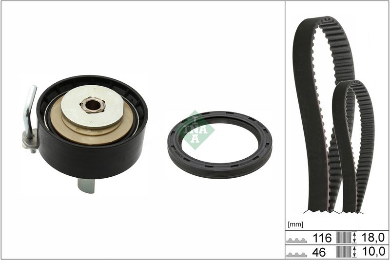 Schaeffler INA 530 0959 10 Timing Belt Kit