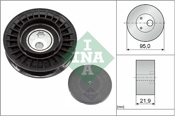 Schaeffler INA 531 0963 10 Tensioner Pulley, V-ribbed belt