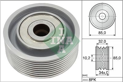 Deflection/Guide Pulley, V-ribbed belt Schaeffler INA 532 0919 10