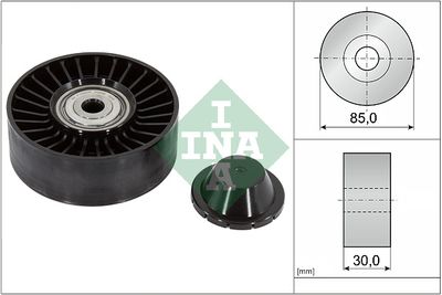 Deflection/Guide Pulley, V-ribbed belt Schaeffler INA 532 0920 10