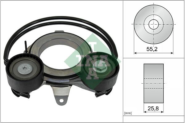 Schaeffler INA 534 0910 10 Belt Tensioner, V-ribbed belt