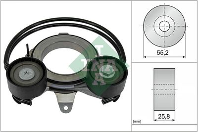 Belt Tensioner, V-ribbed belt Schaeffler INA 534 0910 10