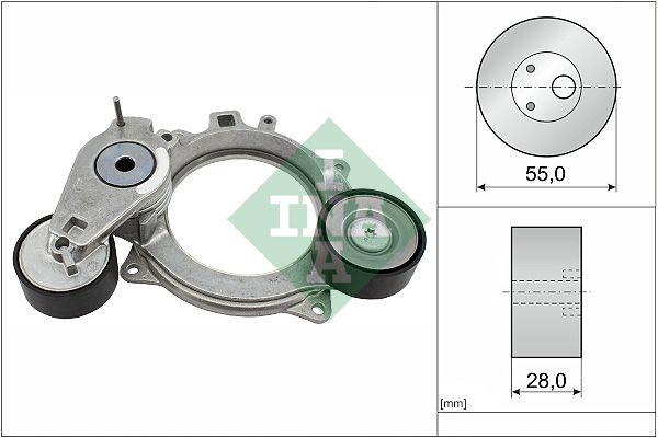 Schaeffler INA 534 0936 10 Belt Tensioner, V-ribbed belt