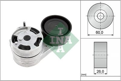 Belt Tensioner, V-ribbed belt Schaeffler INA 534 0938 10