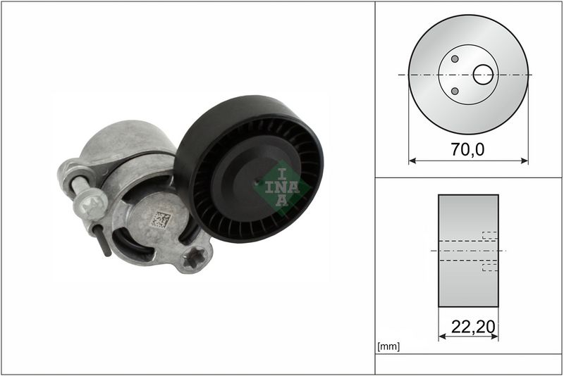 Schaeffler INA 534 1006 10 Belt Tensioner, V-ribbed belt