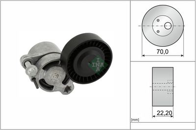 Belt Tensioner, V-ribbed belt Schaeffler INA 534 1006 10