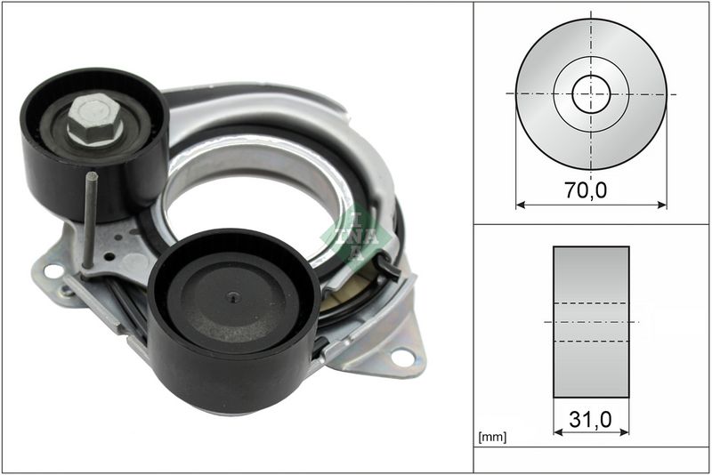 Schaeffler INA 534 1010 10 Belt Tensioner, V-ribbed belt