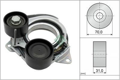 Belt Tensioner, V-ribbed belt Schaeffler INA 534 1010 10