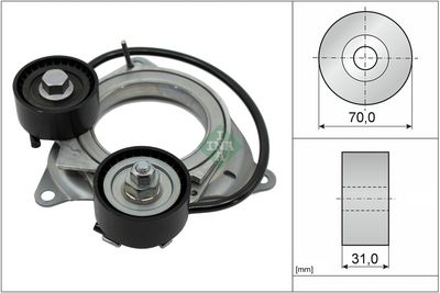Belt Tensioner, V-ribbed belt Schaeffler INA 534 1011 10