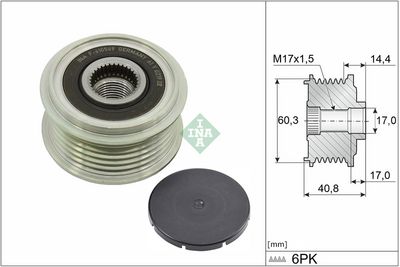 Alternator Freewheel Clutch Schaeffler INA 535 0374 10