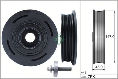 Belt Pulley Set, crankshaft Schaeffler INA 544 0098 20
